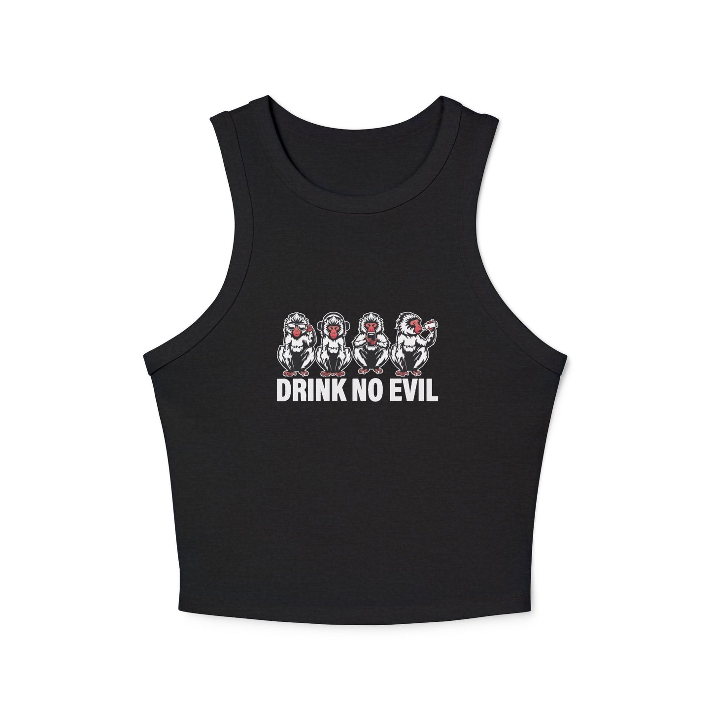 'Drink No Evil' Women’s Racer Tank Top