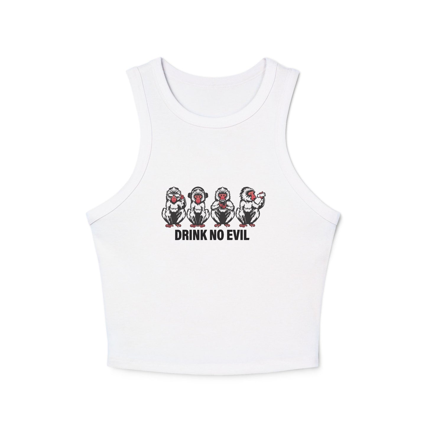 'Drink No Evil' Women’s Racer Tank Top