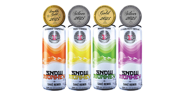 Snow Monkey Sake Remix Racks Up Medals at 2025 San Diego Spirits Festival International Bottle Competition