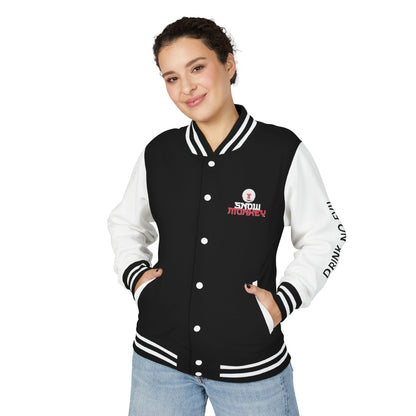 Stylish Unisex Heavyweight Letterman Jacket - Bold Fashion Statement, Casual Wear, Birthday Gift, Trendy Sportswear, Unique Apparel