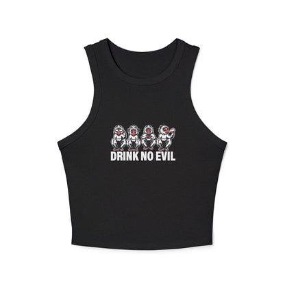 'Drink No Evil'  Women’s Racer Tank Top